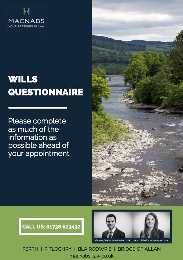 Wills Questionnaire
