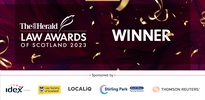 Herald Law Awards of Scotland 2023 WINNER 205x100