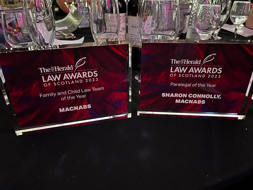 Macnabs shines at Herald Law Awards of Scotland